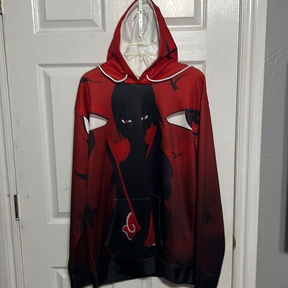 🔥🔥Kufutee Naruto Hoodie 3D Anime Uzumaki Naruto Fashion Hoodies - Men Sz 3XL - Picture 1 of 9